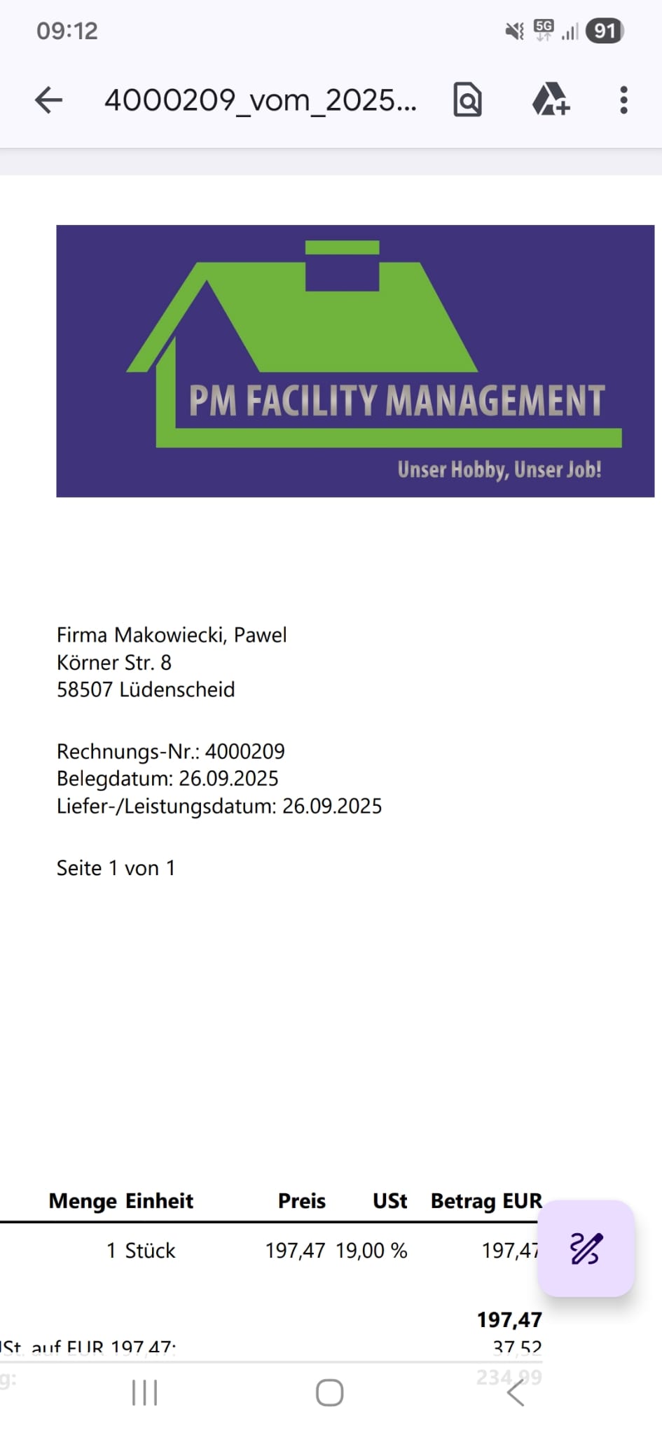 PM Facility Management Logo
